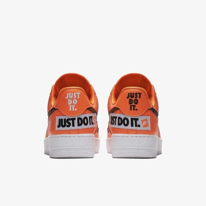 Air force 1 hot sale just do it orange